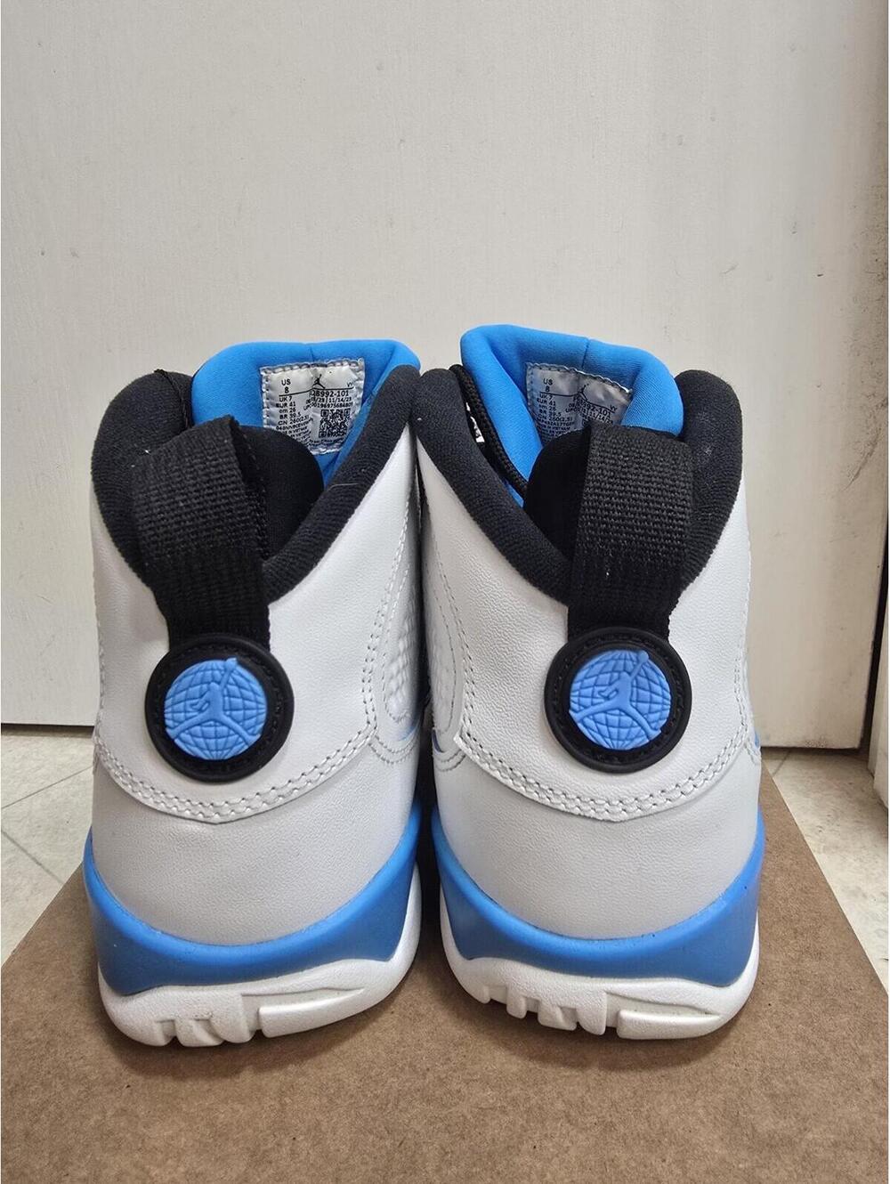 Air Jordan 9 Powder Blue Sneaker White 2024 FQ8992-101 - Picture 4 of 8